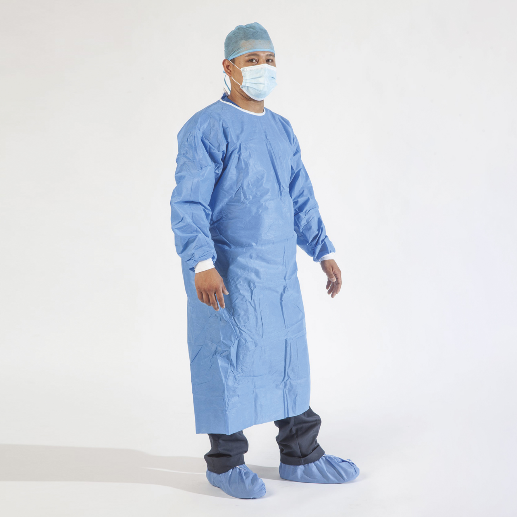 Bata Cirujano Estéril Quirúrgica Desechable SMS 45grs Médico Hospitalario