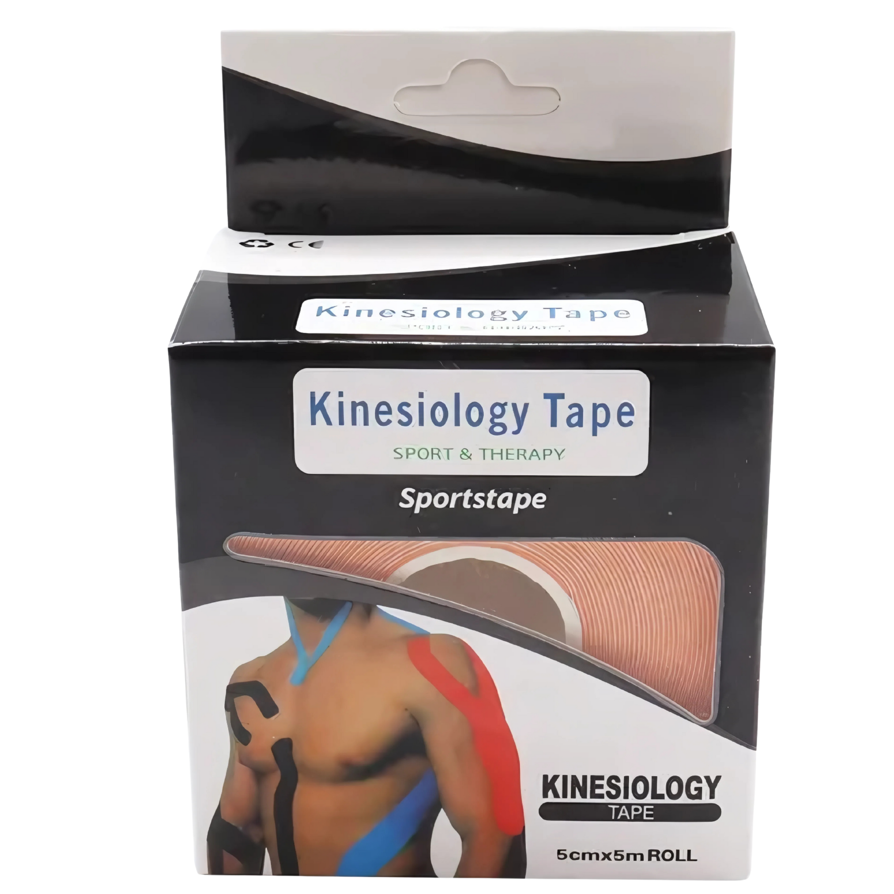 Cinta Tape Kinesiológico 5cm x 5m Vendaje Neuromuscular Deportivo Elastico Adhesivo Rehabilitación