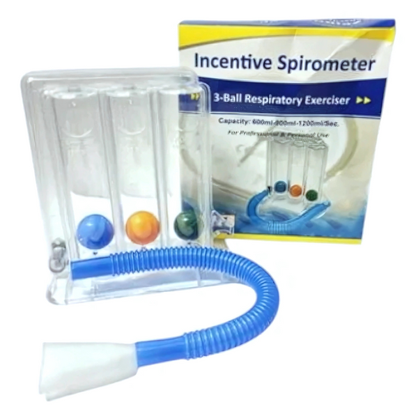 Entrenador de Respiración Para Capacidad Pulmonar Ejercicio Fitness Respirador Portátil Profesional