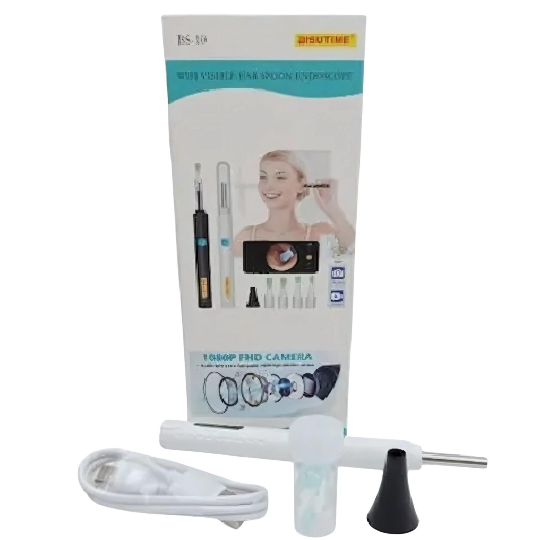 Kit Limpieza de Oídos con Cámara Otoscopio WiFi 1080p – Endoscopio Auricular