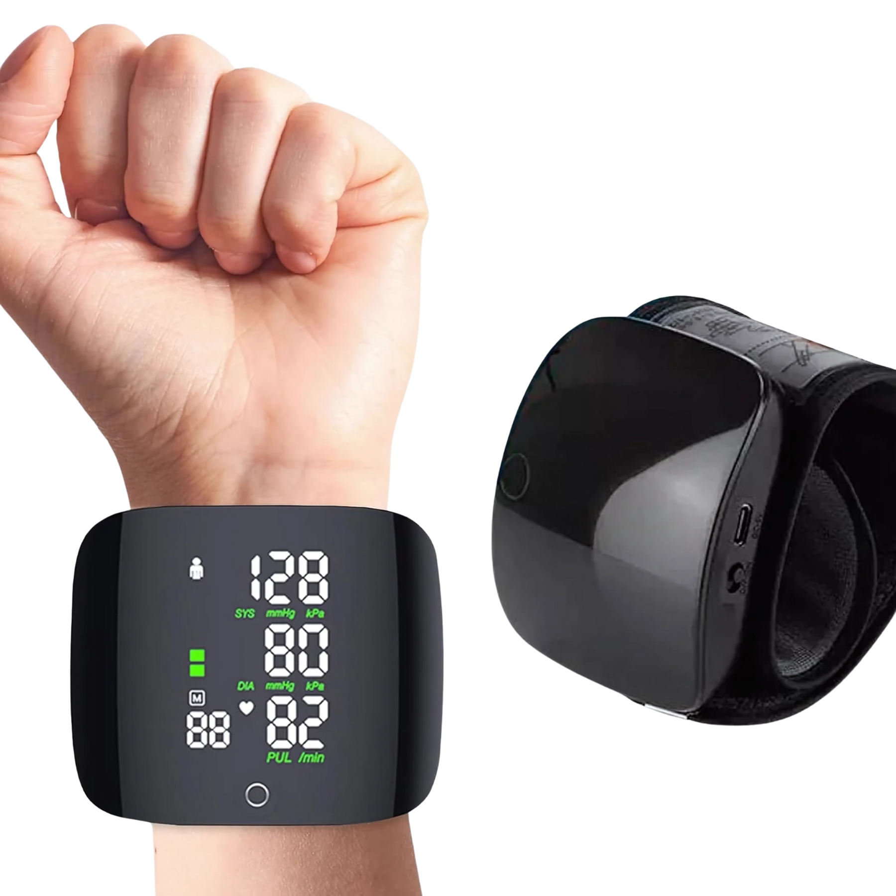 Tensiómetro Con Voz Monitor Presión Arterial USB Recargable Digital Preciso Portátil