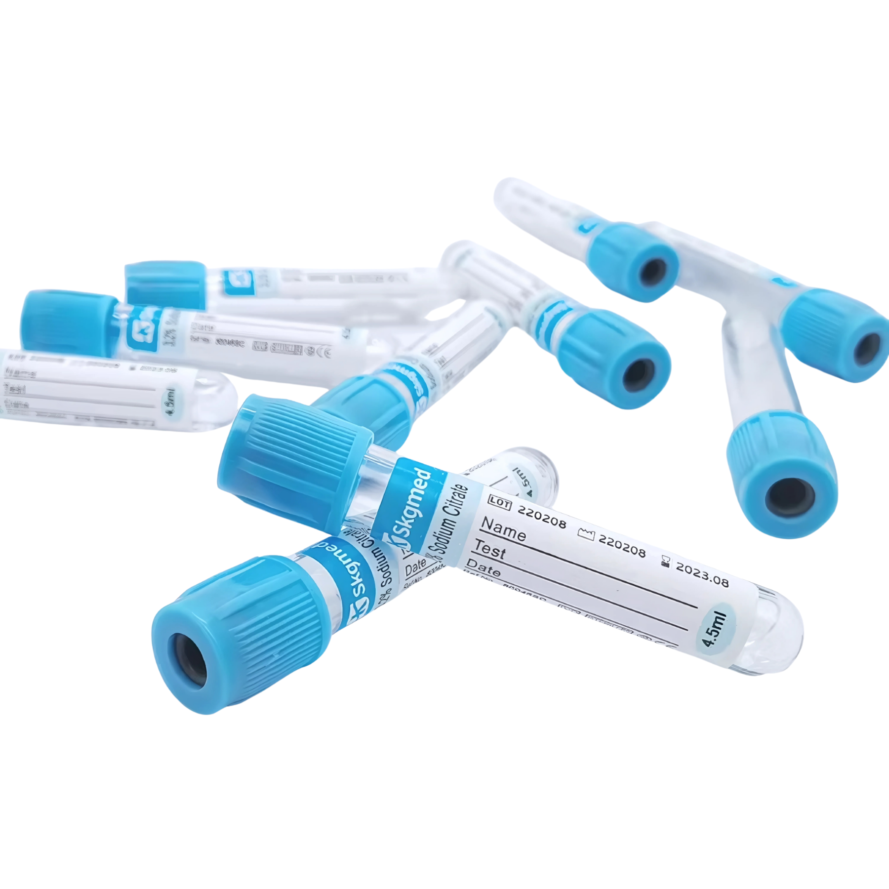 Tubo de Coagulación Citrato de Sodio 3.2% 2.7 ml Golden Vac para Pruebas de Laboratorio – Caja de 100 Unidades