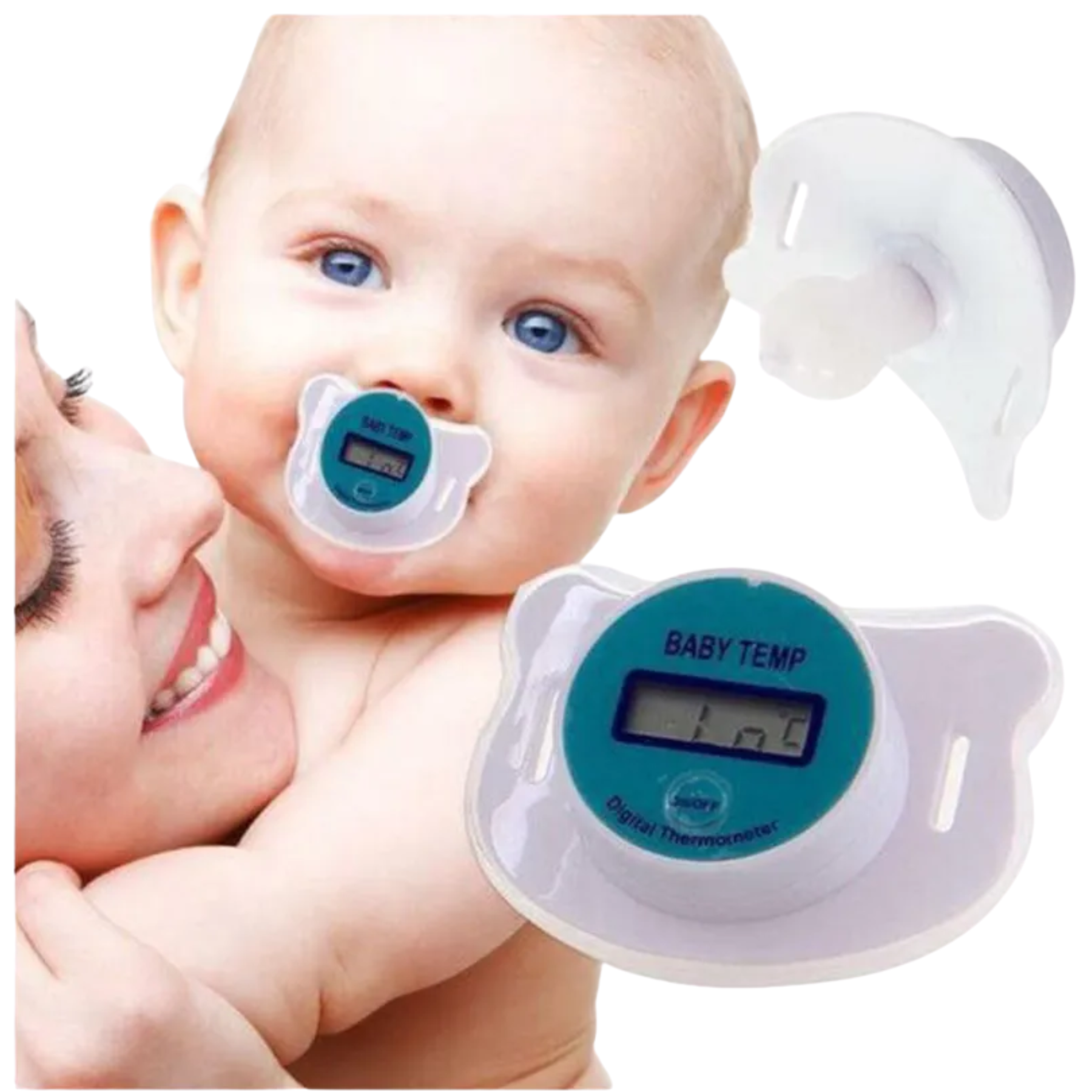 Termómetro Digital LCD para Bebés y Niños – Rápido y Preciso