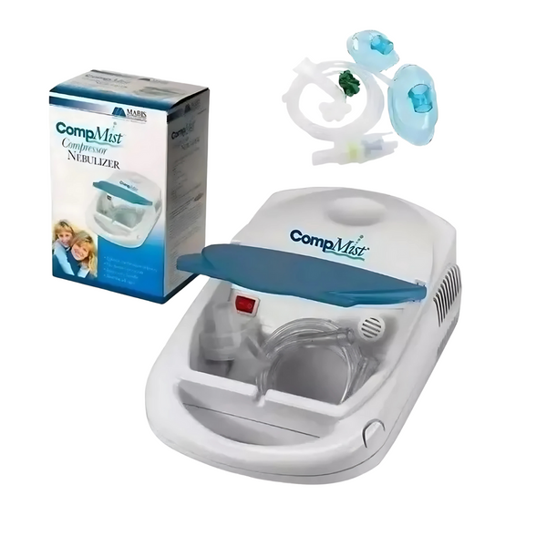 Nebulizador Compresor Mabis Comp Mist Kit Completo Portátil Médico Respiratorio