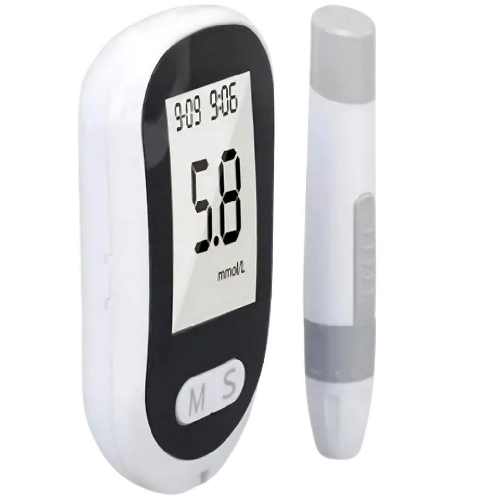 Medidor de Glucosa Digital Portátil Preciso Rápido Fácil Uso Diabetes