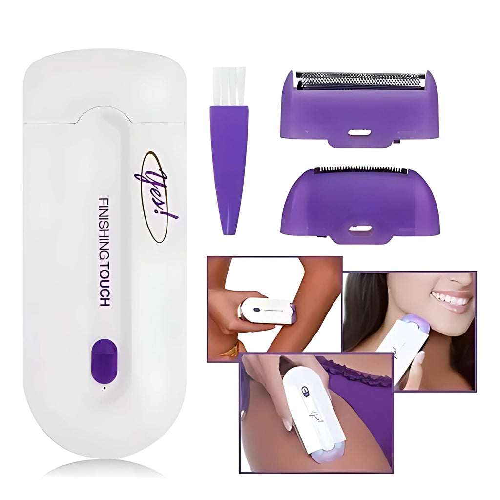 Depilación Indolora para Mujeres Eléctrica Portátil Facial Corporal Recargable