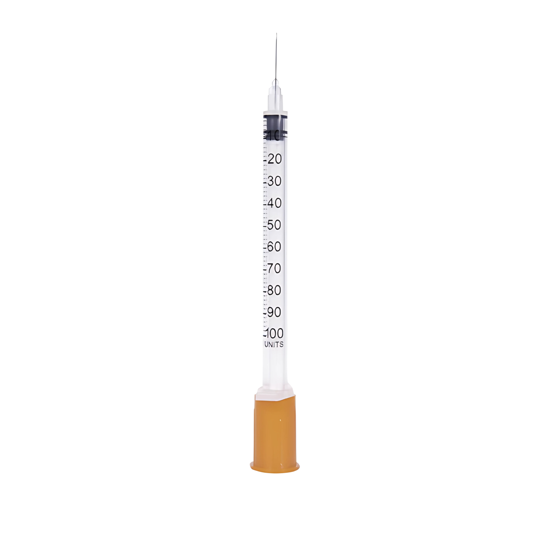 Jeringa 1ml/100UI Insulina con Aguja 29G x 1/2 Cranberry Desechable Estéril Caja 100 Unidades