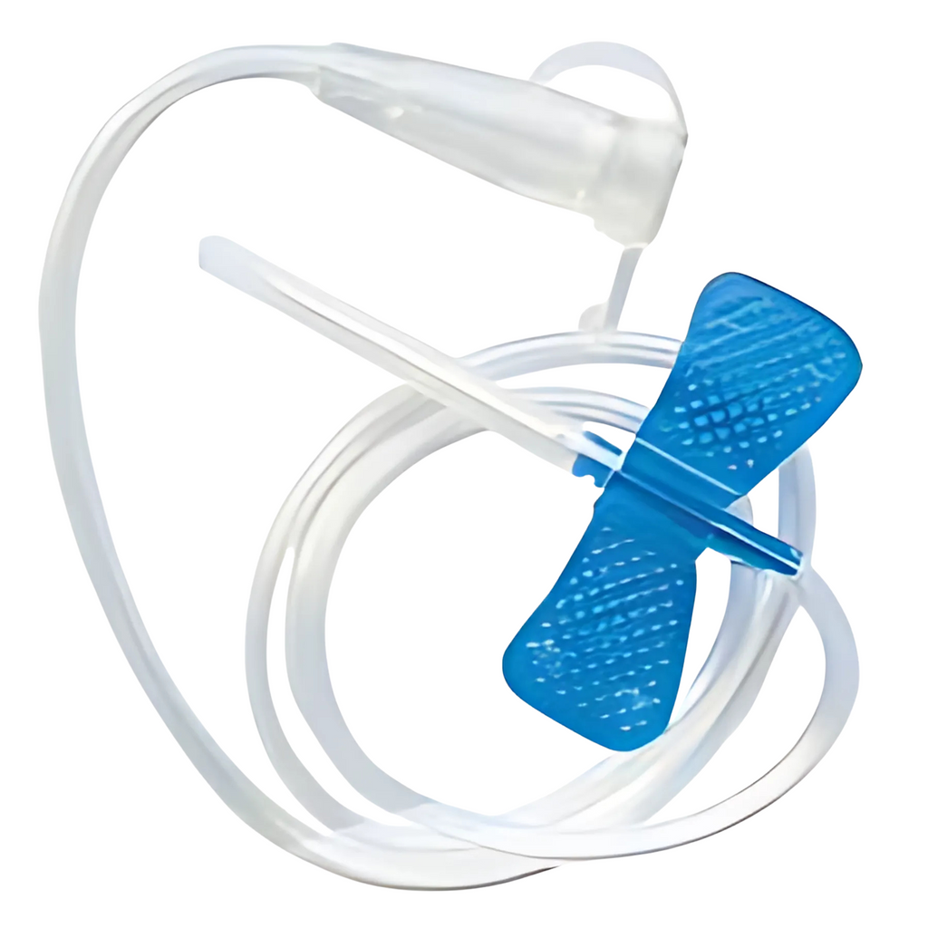 Scalp Vein 23G x 3/4 Cranberry Mariposa Desechable Estéril Para Infusión y Uso Médico
