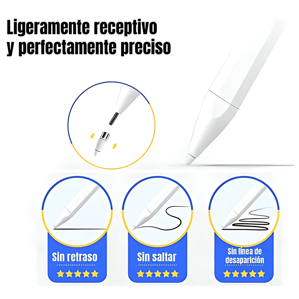 Lápiz Pencil Táctil Stylus Touch Para iPad Android Tablet Celular Recargable Preciso