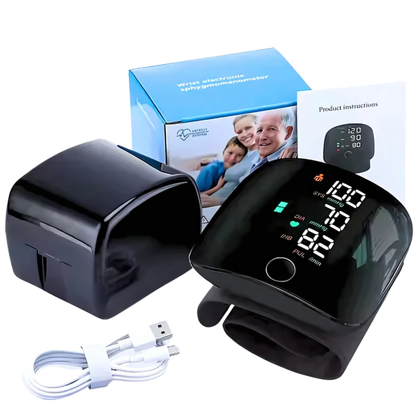 Tensiómetro Con Voz Monitor Presión Arterial USB Recargable Digital Preciso Portátil