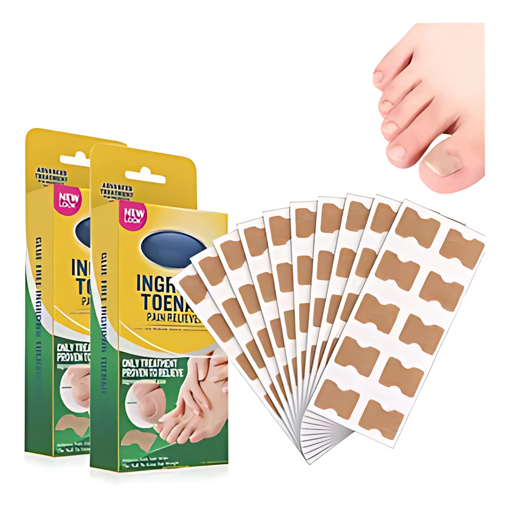 50 Parches Para Uñas Encarnadas Corrector Protector Tratamiento Rápido Seguro Efectivo